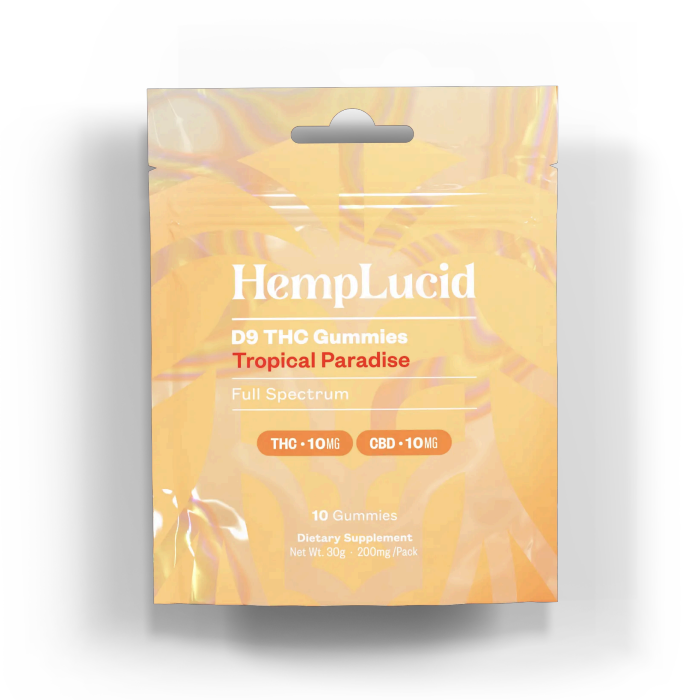 Hemp Lucid Gummies 10ct / Tropical Paradise 10mg THC